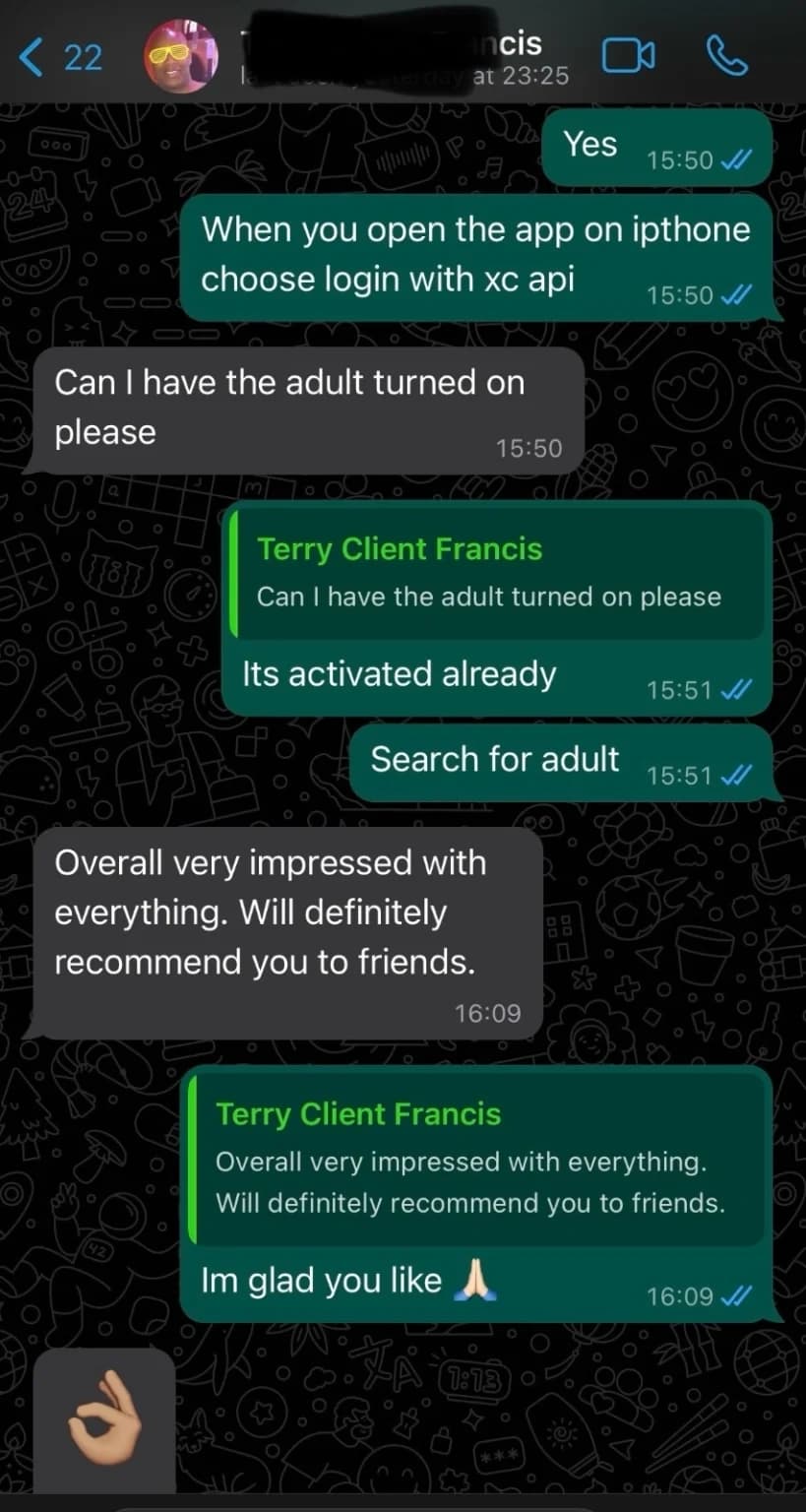 Capture d'écran d'un avis client 3